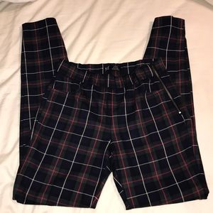 Zara plaid skinny pants
